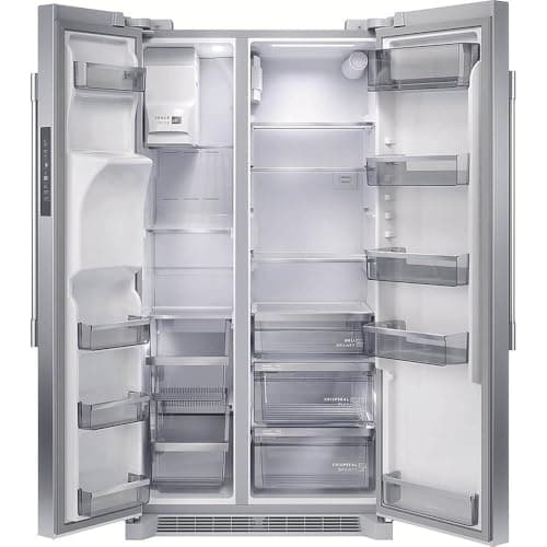 Frigidaire Professional 36 in. 22.3 cu. ft. Counter Depth Side-by-Side Refrigerator in Stainless Steel with CrispSeal Technology