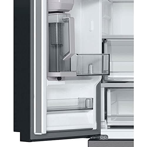 Samsung 24 Cu. Ft. Bespoke Counter Depth 3-Door French Door Refrigerator with AutoFill Water Pitcher, Stainless Steel, RF24BB6200QLAA