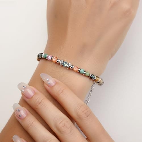 Christmas Stocking Stuffers Mothers Day Birthday Graduation Gifts Ideas Bracelets for Her Women Gifts for Women Moonstone Bracelet Meaningful Present B0FT3V1SVT