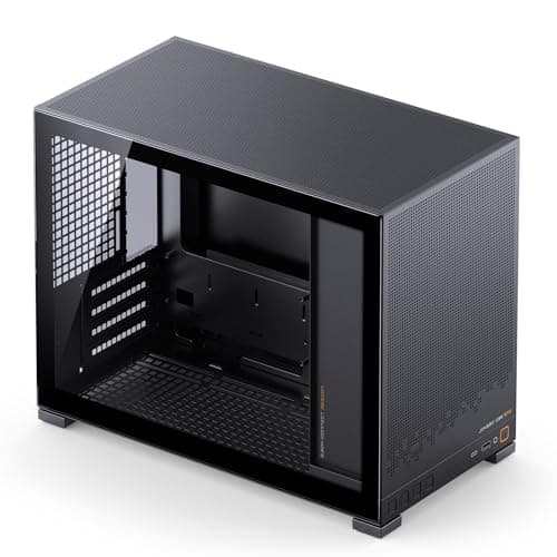 JONSBO D32 STD Micro-ATX PC Case,High Compatibility Mini Desktop Case, Support MATX Back-Connect/BTF MB,365mm GPU/240AIO/163mm Air Cooler, ATX/SFX-L/SFX PSU, USB3.2 PC Gaming,Black