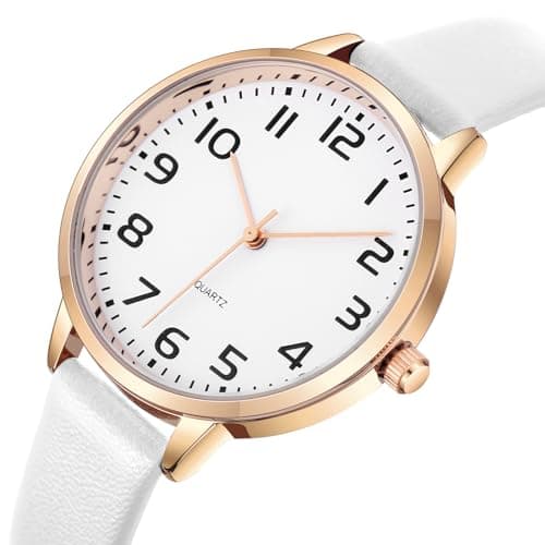 IBSO Women Watches Leather Mesh Strap Round Case Analog Fashion Ladies Wrist Watches