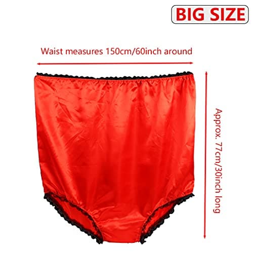 Big Undies Gag Gift Funny Big Underwear Mama Undies Plus Size Granny Panties White Elephant Joke Gift for Women Men