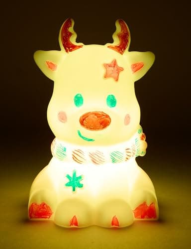 Crayola Light Ups Reindeer, Recolorable Light Up Toy for Kids, Reindeer Decor, Glow in the Dark, Holiday Gift for Kids, Ages 4+ B0DSQN9BBJ