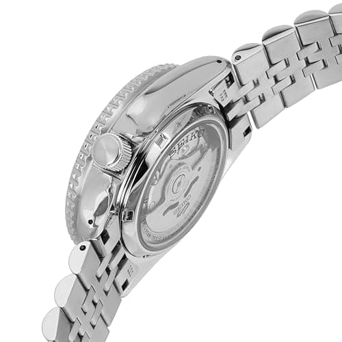 SEIKO SSK003 Automatic Watch for Men - 5 -Sports - Blue Dial with Date Calendar and Luminous Hands & Markers and Black & Blue GMT Bezel, 100m Water-Resistant