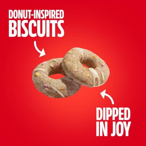 Milk-Bone Dunkin' Vanilla Glaze Flavor Dog Biscuits with Other Natural Flavors, 8 oz Bag