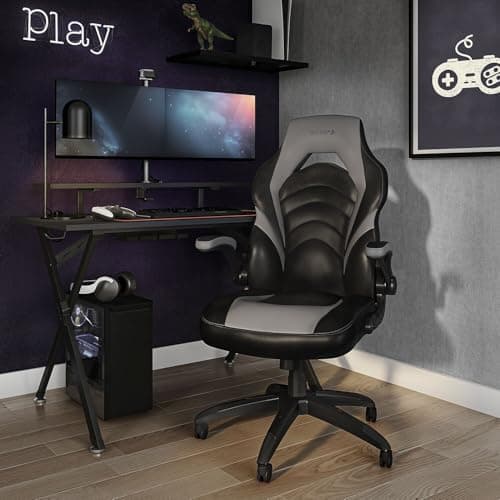 STAPLES Emerge Vortex Gaming Chair, Ergonomic, Adjustable Height, Swivel, Black