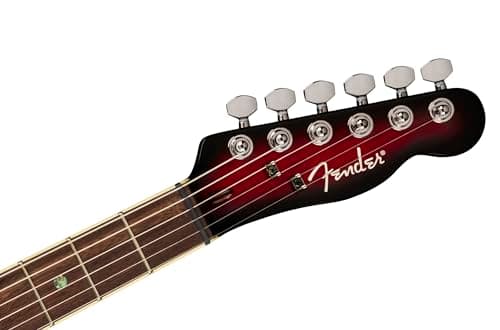 Fender Custom Telecaster FMT HH Electric Guitar, Features Seymour Duncan '59/Pearly Gates Humbuckers with Coil Tap, with 2-Year Warranty, Black Cherry Burst
