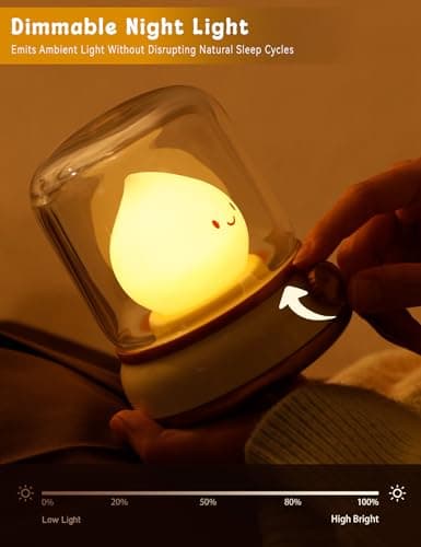 Cute Chibi Flame Lamp, Anime Cozy Lights, Retro Rechargeable Night Light, Decor, Cute Desk Accessories, Gifts.