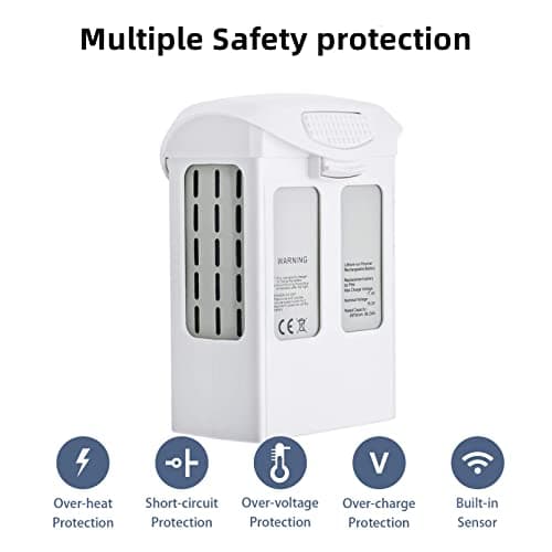 Phantom 4 Battery, 5870mAh 15.2V Intelligent Flight Drone Replacement Battery for DJI Phantom 4/4 Advanced/4 Pro/4 Pro V2.0/4 RTK