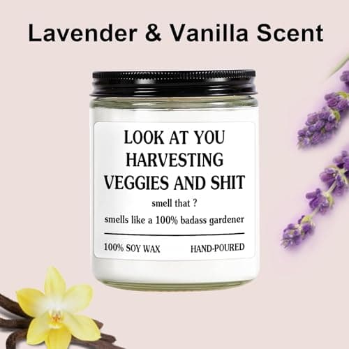 Gardening Gifts for Women - Unique Plant Lover Present, Fathers Day, Funny Garden Gift, Relax Candle, Best Gift for Gardeners, Valentine Gifts Cool Plant Mom, Funny Garden, Growing Candle B0DQVK5PGG