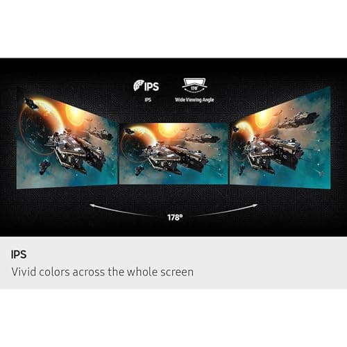 SAMSUNG 27” Odyssey G5 G53F QHD Resolution Gaming Monitor, HDR10, 200Hz Refresh Rate, IPS Panel, AMD FreeSync™ Premium, Black Equalizer, Auto Source Switch, LS27FG532ENXZA