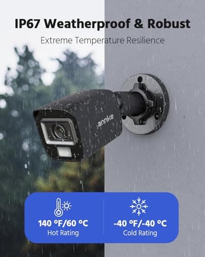 ANNKE 3K Lite Wired Security Camera System Outdoor with AI Human/Vehicle Detection, 8CH H.265+ DVR and 8 x 1920TVL 2MP IP67 Home CCTV Cameras with Smart Dual Light, Color Night Vision, 1TB Hard Drive