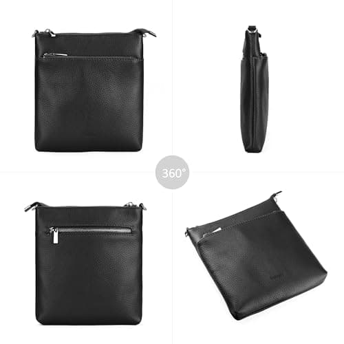 befen Genuine Leather Small Crossbody Purses for Women Travel Cross Body Bags Lightweight with Adjustable Shoulder Strap