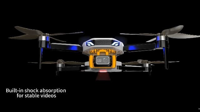 GPS Drone with Camera for Adults, 2K HD GPS Drones with Auto Return, Follow Me, Circle Fly, Waypoint Fly, Optical Flow, Brushless Motor, Foldable 5G Transmission FPV Quadcopter