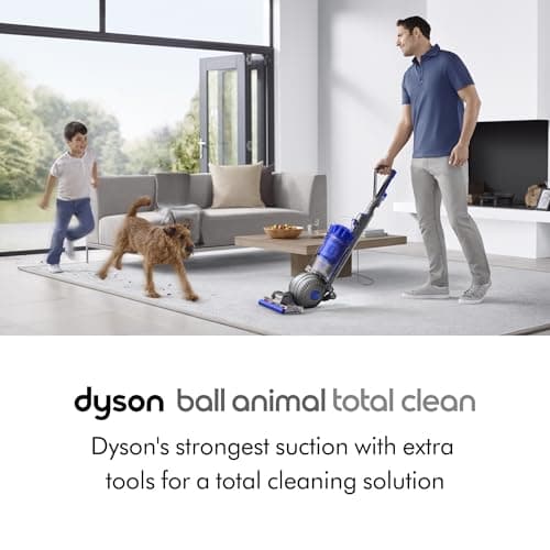 Dyson Ball Animal Total Clean Upright Vacuum, Corded, 290AW, Self-Adjusting Cleaner Head for All Floors, Homes with Pets
