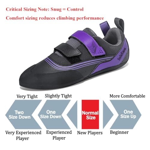 SoleEase Rock Climbing Shoes for Men & Women Bouldering Shoes for Indoor & Outdoor Climbing
