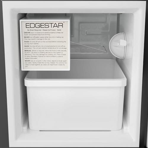 EdgeStar IB121 15 Inch Wide 12 Lbs. Capacity Built-In Ice Maker with 15 Lbs. Daily Ice Production - Stainless Steel