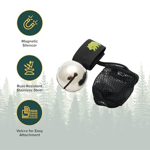 Coghlan's Magnetic Bear Bell with Silencer - Hiking Safety Gear for Wildlife Alert B000E3FNAA