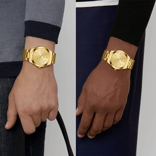 LN LENQIN Mens Watches Waterproof Stainless Steel Watch for Men Analog Quartz Fashion Business Designer Wristwatch