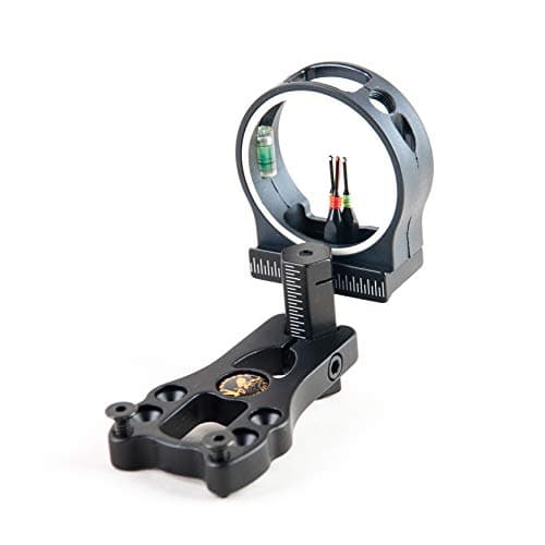 TOPOINT ARCHERY 3 Pin Bow Sight - Fiber, Brass Pin, Aluminum Machined - Right and Left Handed