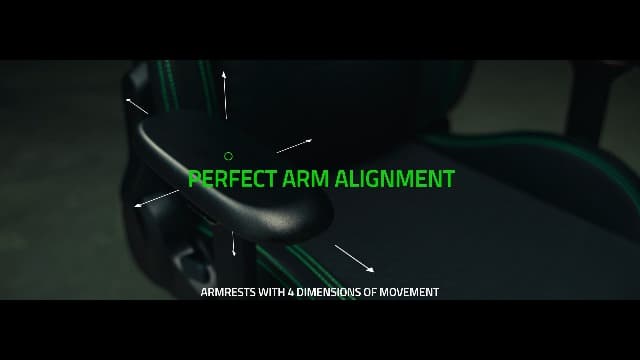 Razer Enki X Essential Gaming Chair: All-Day Comfort - Built-in Lumbar Arch - Optimized Cushion Density - Dual-Textured, Eco-Friendly Synthetic Leather - Adjustable 152-degree Recline - Black