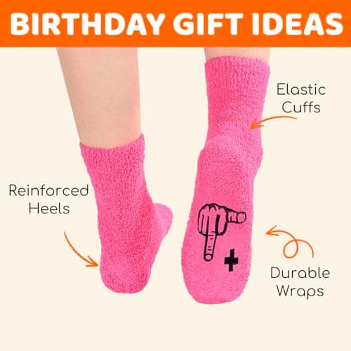HAPPYPOP Funny Birthday Gifts Senior Women - Socks for Older Women, Gifts for 51-60 Years