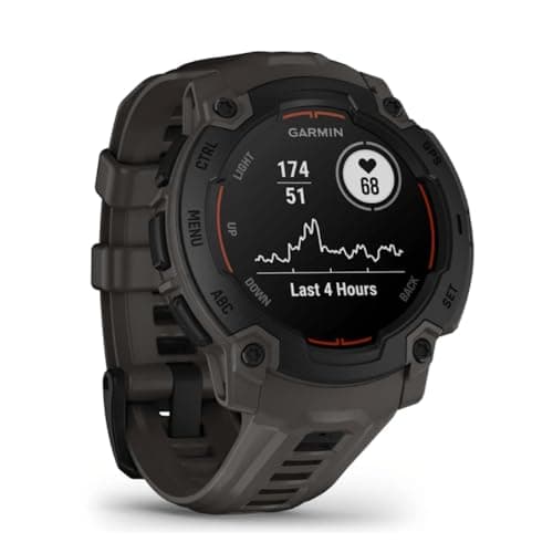 Garmin Instinct® E 45mm, Rugged Outdoor GPS Smartwatch, 24/7 Health Monitoring, Wrist-Based Heart Rate, Up to 16 Days of Battery Life, Charcoal