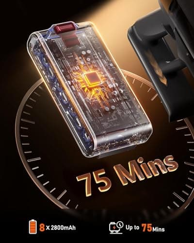 TVTAU Cordless Vacuum Cleaner, Self-Standing 620W 55KPA 75Min Runtime Stick Vacuum for Home, 1.8L Dust Cup, LED Display, Anti-Tangle, 8-Stage Filtration, for Hardwood Floor Carpet Pet Hair