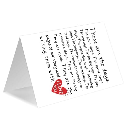 Anniversary Card & Gifts for Men, Women, Husband, Wife, Couple, Him, Her, Boyfriend or Girlfriend, Happy Wedding Anniversary Card & Gifts for Wife or Husband