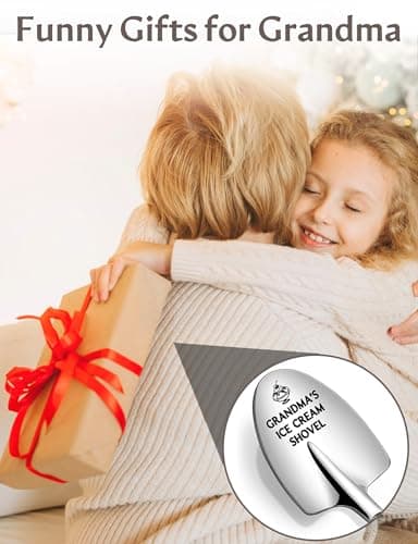 Personalized Gifts for Grandma, Grandma Christmas Gifts, Mothers Day Gifts for Grandma, Unique Grandma Gifts Grandma's Ice Cream Shovel, Funny Birthday Christmas Gifts for Grandma B0GTW4K46M