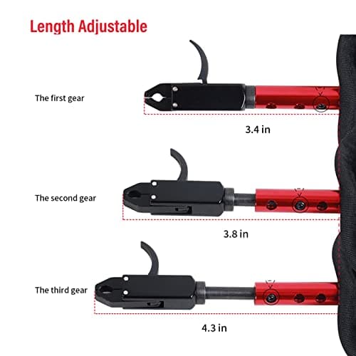 Archery Bow Release for Compound Bow Youth Bow Trigger 360° Adjustable Wrist Release Aids for Adults Hunting Shooting Accessories