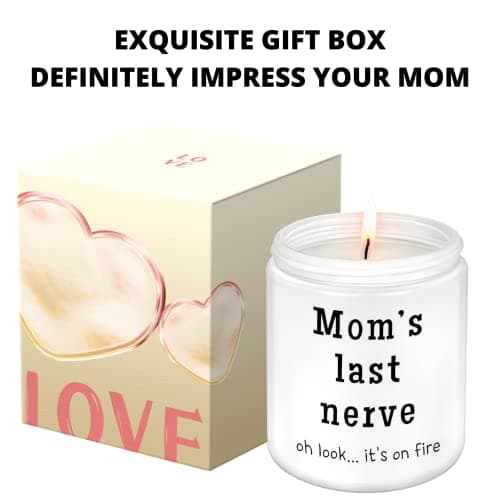 Lacrima Gifts for Mom - Birthday Gifts for Mom from Daughter Son, Lavender Candle