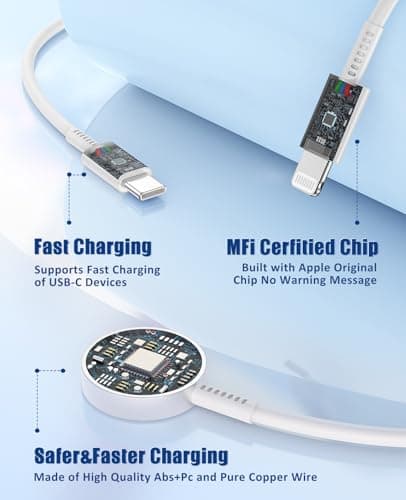 for Apple Watch Charger Fast Charging,3 in 1 Multi Chargers Cable with 20W USB C Charger, iWatch Charger Cord 6FT for iWatch Series Ultra 3/2/SE 3/11/10/9/8/7/6/5/4/iPhone17 15 16 Pro Max/14/13/12/11
