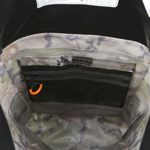 Yukon Outfitters Castor Waterproof Backpack | Roll-Top Dry Bag w/Padded Straps |Durable 25.5L Pack for Hiking & Outdoor Gear - Vintage Camo