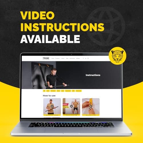 Tube Resistance Bands for Working Out Men and Women - Exercise Bands Resistance Bands Set, Resistance Band Bar, Handles, Ankle Straps, Foot Straps and Door Anchor