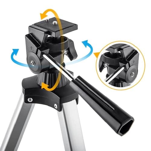 Gskyer Telescope, 70mm Aperture 400mm AZ Mount Astronomical Refracting Telescope for Kids Beginners - Travel Telescope with Carry Bag, Phone Adapter and Wireless Remote.