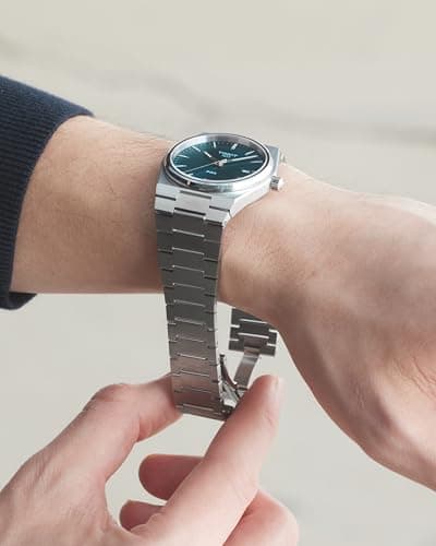 Tissot Men's PRX 316L Stainless Steel Case Dress Watch Grey T1374101104100