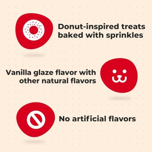 Milk-Bone Dunkin' Vanilla Glaze Flavor Dog Biscuits with Other Natural Flavors, 8 oz Bag