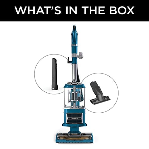 Shark Upright Vacuum, Navigator Lift-Away with Self-Cleaning Brushroll, HEPA Filter, Swivel Steering, Upholstery Tool & Pet Crevice Tool, Perfect for Pets & Multi-Surface, Teal, ZU503AMZ
