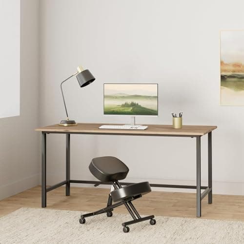 Ergonomic Kneeling Chair, Meditation Chair with Height Adjustable and Cushion for Home and Office, Posture Office Stool with an Angled Seat and Casters