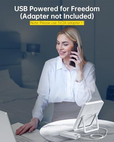 SUXIO Light Therapy Lamp - 10000 Lux Therapy Lights, 3 Timing & Mode Happy Lamp, Touch Control Daylight Lamp with Memory Function, Portable Light Therapy Box for Home/Office Use As Lift Mood