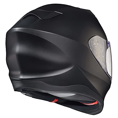 ScorpionEXO T520 Full Face Touring Motorcycle Helmet with Bluetooth Ready Speaker Pockets DOT ECE Approved Solid (Matte Black - X-Large)
