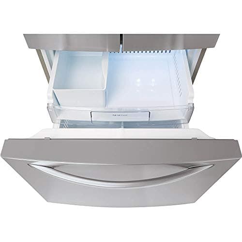 LG LFDS22520S - Refrigerator/Freezer - French Door Bottom Freezer with Water Dispenser - Stainless Steel