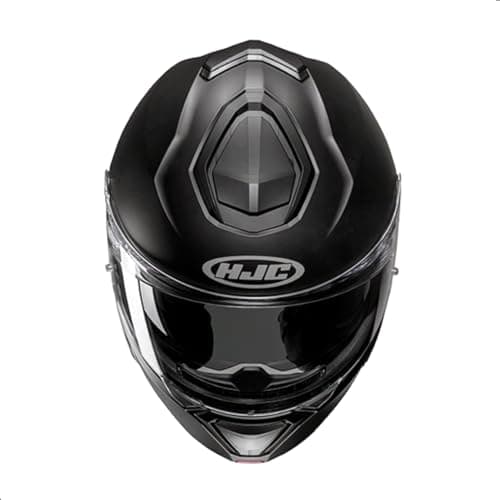 HJC i91 Solid Modular Motorcycle Helmet with HJ-33 Pinlock Shield, DOT Approved (Semi Flat Black, Large)