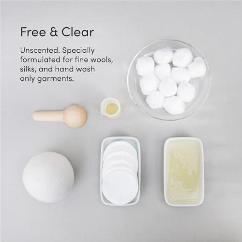 Dirty Labs Hand Wash and Delicates | Scent Free | 32 Loads (8.6 fl oz) | Bio Enzyme Liquid Laundry Detergent | For Fine Silks, Wools, Handwash Garments | Hyper-Concentrated | Non Toxic, Biodegradable | Stain & Odor Removal