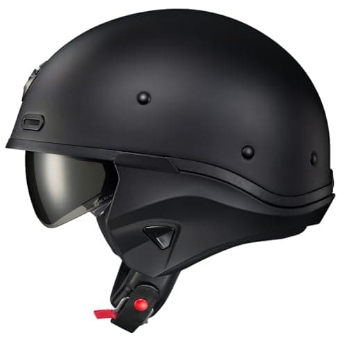ScorpionEXO Covert X Open Face Half Shell 3/4 Mode Motorcycle Helmet Comm Ready Speaker Pockets DOT