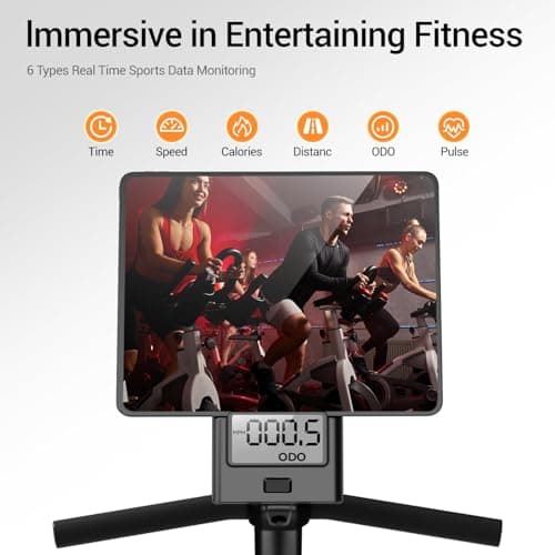 Recumbent Exercise Bike, Magnetic Staionary Bikes for Home with 16-level Resistance & Adjustable Seat, Staionary Bike for Seniors Adults, 330 LBS & LCD Monitor