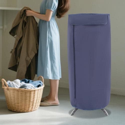 Portable Clothes Dryer, Upgraded Large Capacity for Families, Remote Control, Large Capacity Travel Electric Dryer for Apartments, RV, Shoes, Underwear