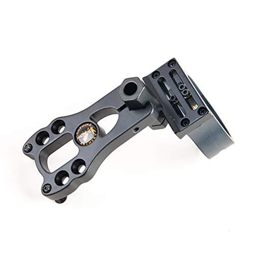 TOPOINT ARCHERY 3 Pin Bow Sight - Fiber, Brass Pin, Aluminum Machined - Right and Left Handed