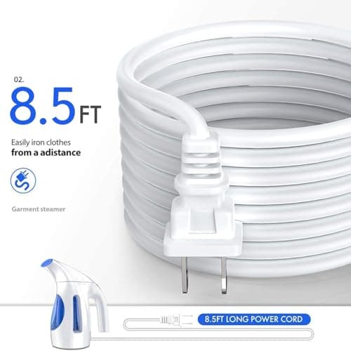 HiLIFE Steamer for Clothes, Portable Handheld Clothing Steamer, 240ml Big Capacity, 700W, Strong Power, Fabric Quick Wrinkle Remover for Home, Office, Travel (ONLY FOR 120V)-Blue